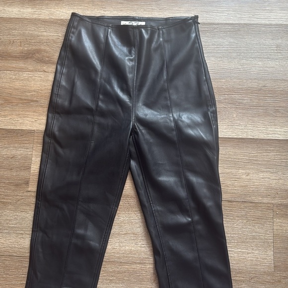 Free People We The Free Faux Leather Pants - Picture 2 of 9